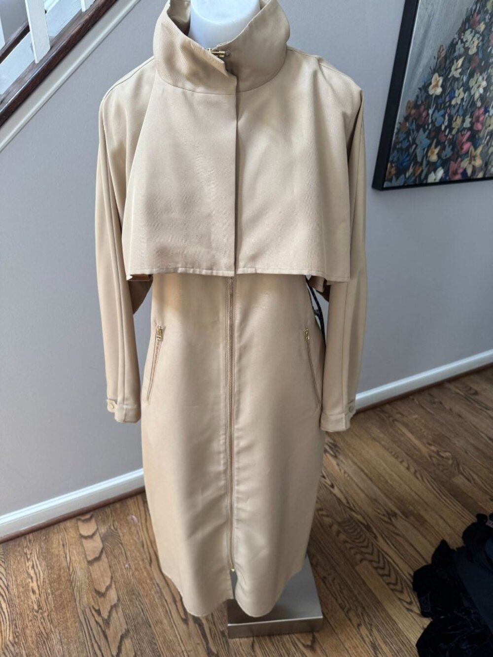 NWT MOUSSY Vintage Studiowear 3 Way Trench Coat Dress 2 Piece Size XS